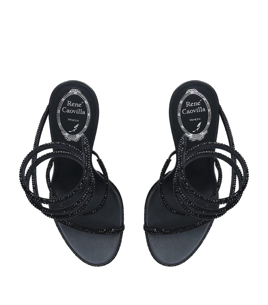 Embellished Cleo Sandals 105 BLACK Image 5