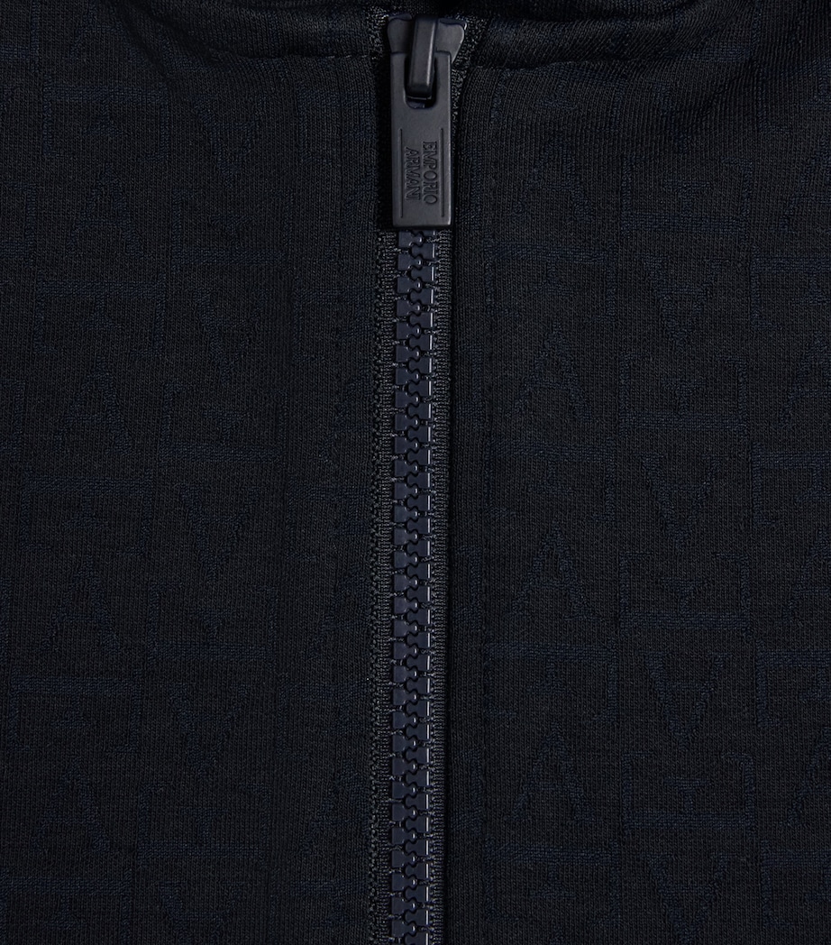 Emporio Armani Kids Logo Hoodie and Sweatpants Set (4-16 Years) Iconico Blu Nvy Image 4