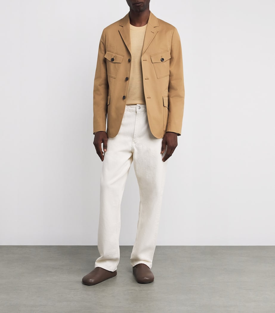 Merino Crew-Neck Sweater 14A_OCHRE Image 2