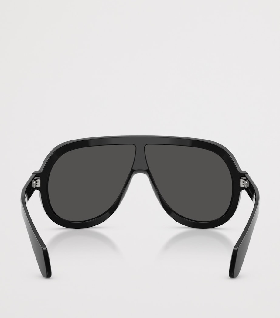 Moncler Sunsette Pilot Sunglasses Black Image 4