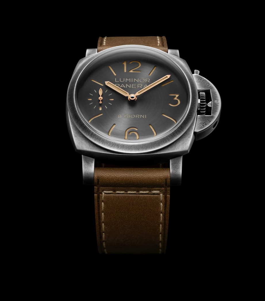 Panerai Stainless Steel Luminor 8 Giorni Watch 44mm Grey Image 6