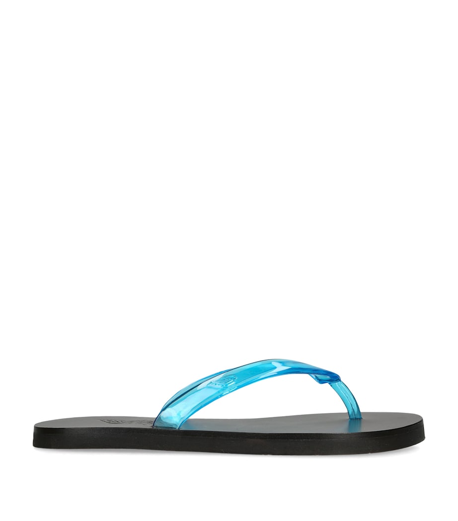 Ancient Greek Sandals Saionara Jelly Flip Flops Blue Other Image 1