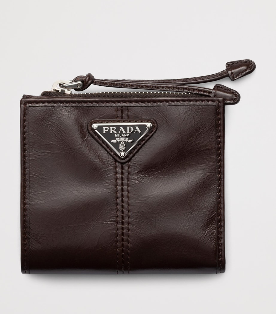 Small Leather Zipped Wallet F0003 Image 1