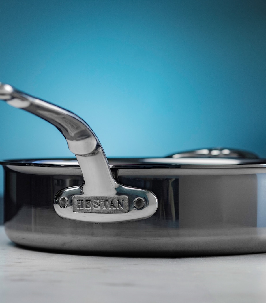 Stainless Steel NanoBond Sauté Pan with Lid (26cm) SILVER Image 3