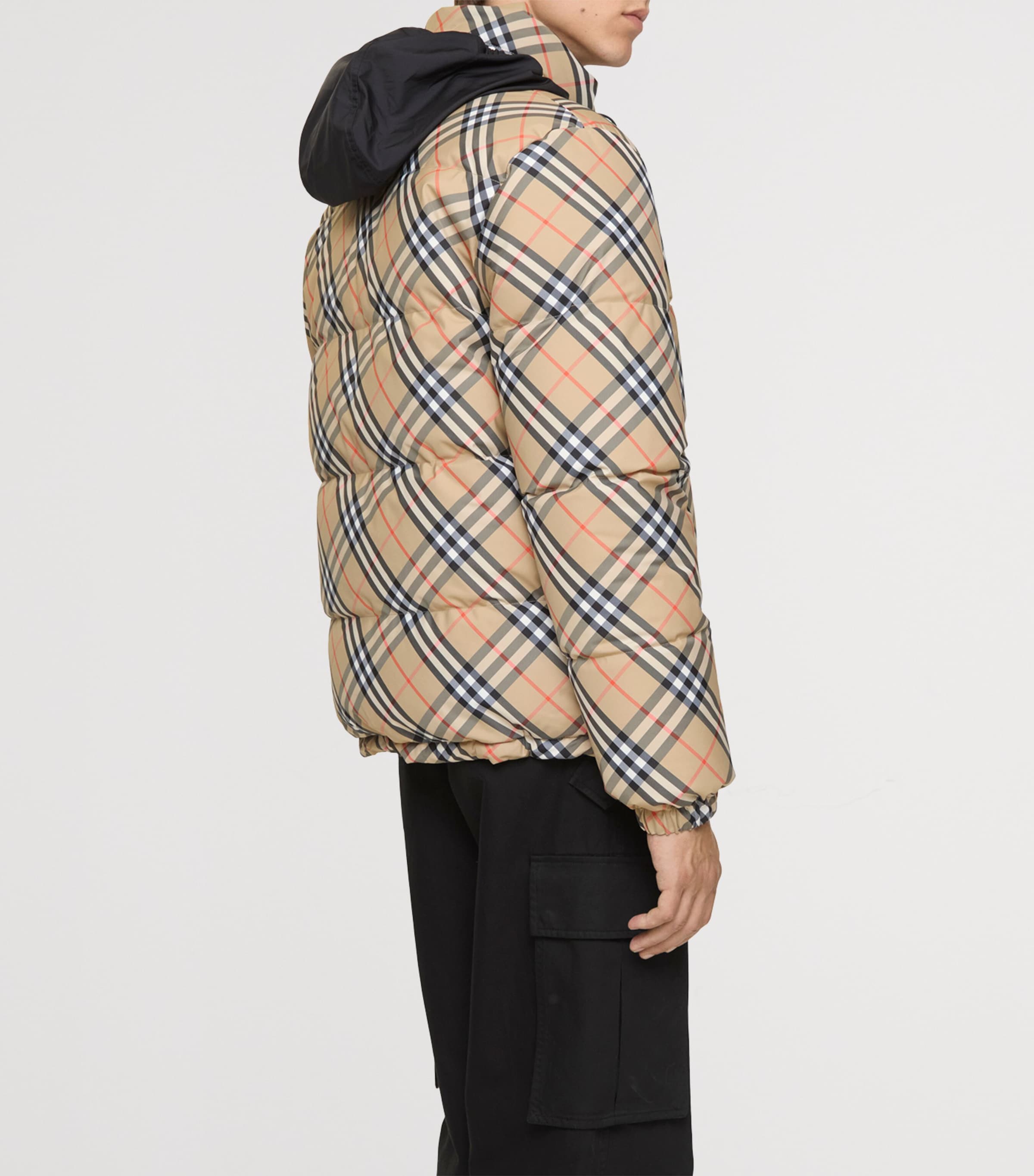 Down Reversible Puffer Jacket SAND IP CHECK Image 3