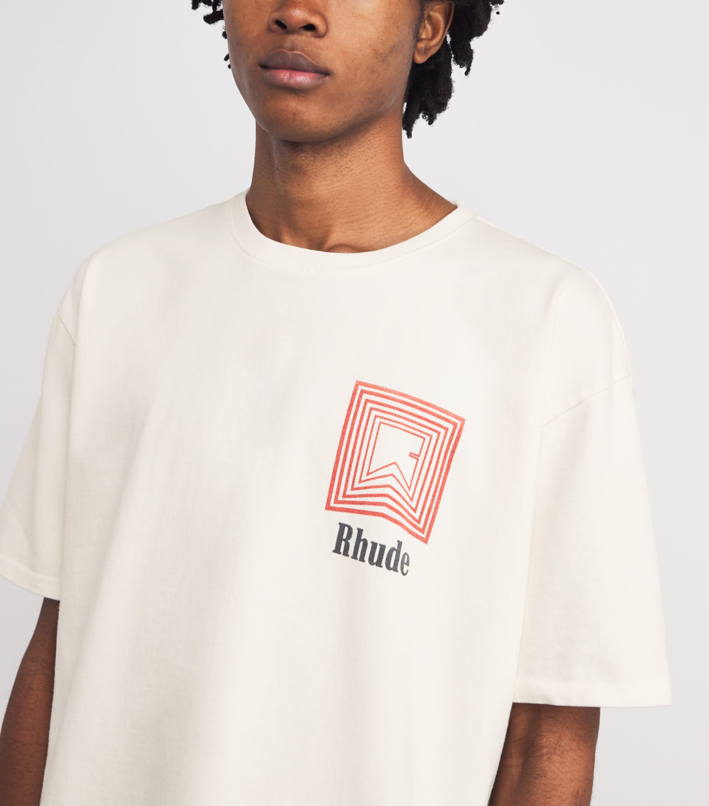 Rhude White Cotton Rhude Chevron T-Shirt | Harrods US