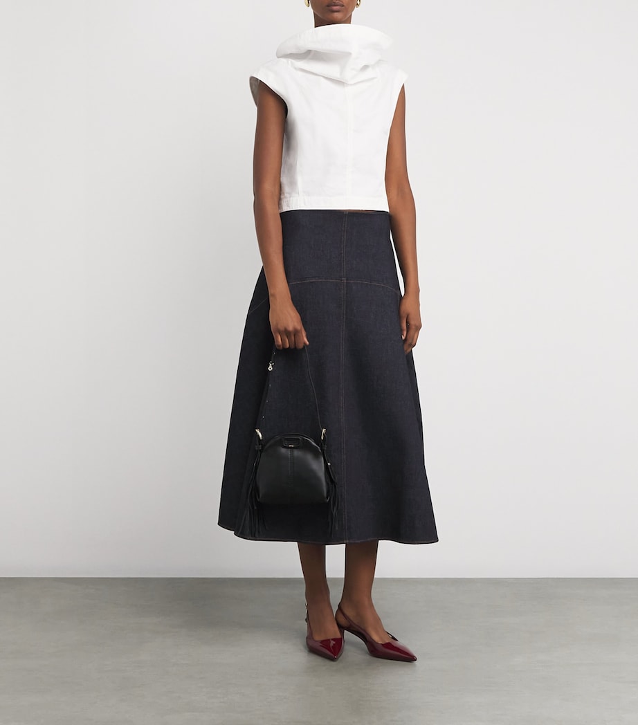 Leather Miss M Mini Bag BLACK Image 2