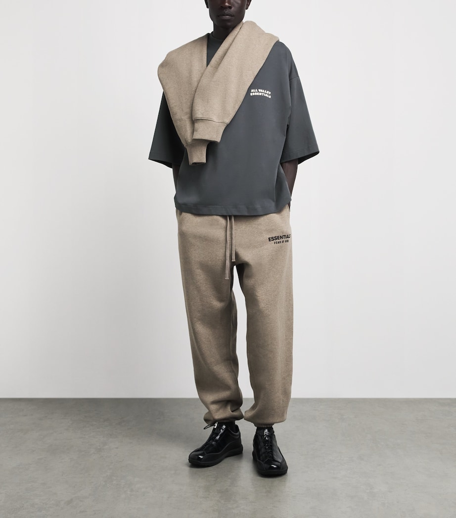 FEAR OF GOD ESSENTIALS Mens Cotton Boxy Merch T-Shirt Iron Grey Image 2