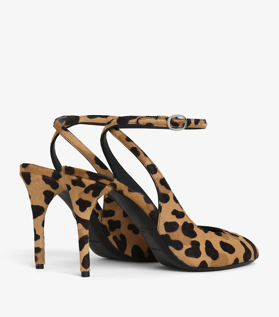 Leopard Print Decollete Pumps 90 BRUN SEPIA Image 2