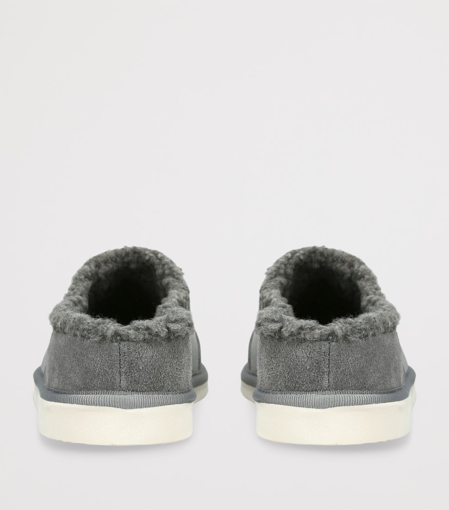 Suede Shearling-Lined Slipper GREY Image 2