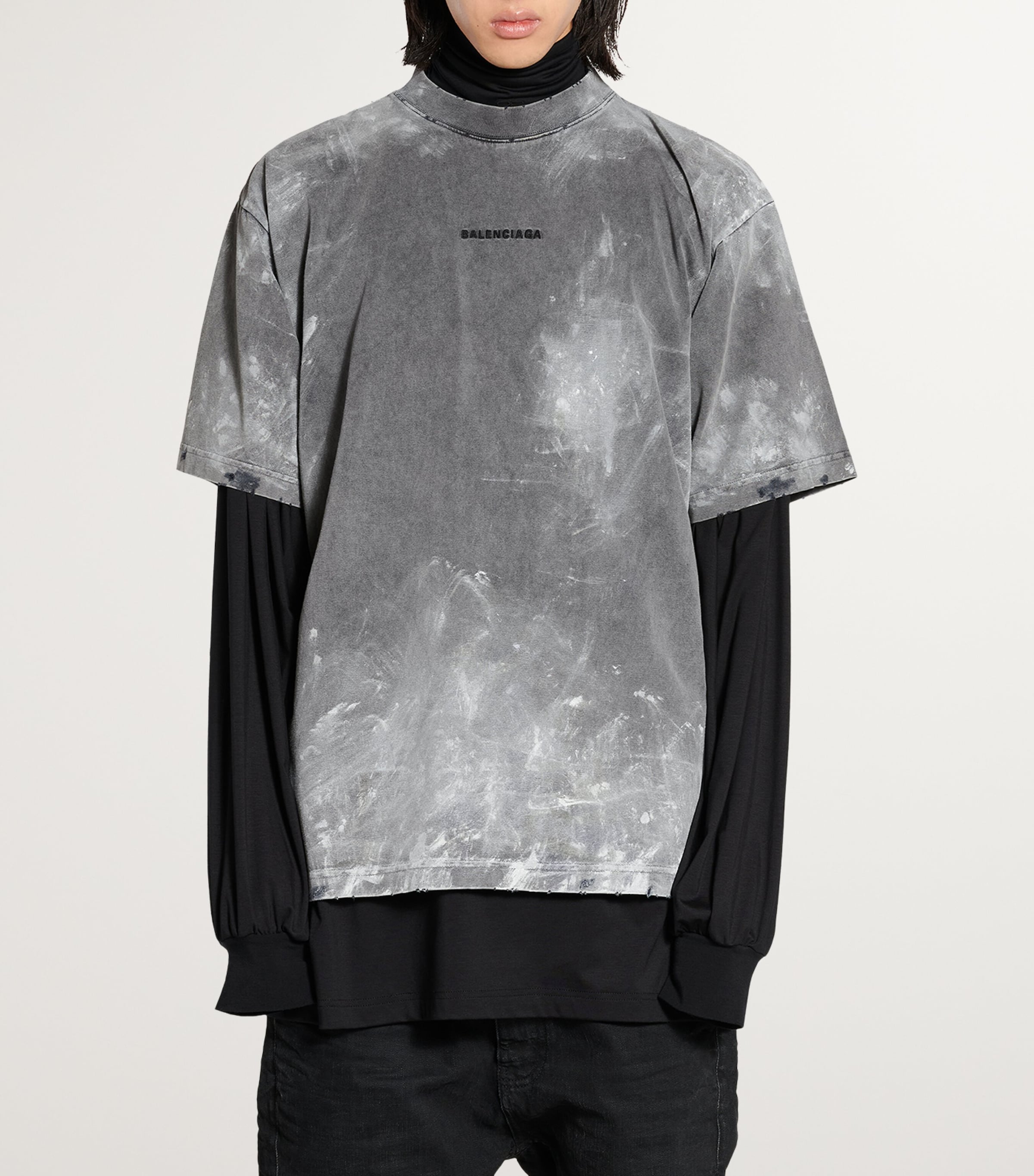 Distressed Logo T-Shirt 8499 Image 3