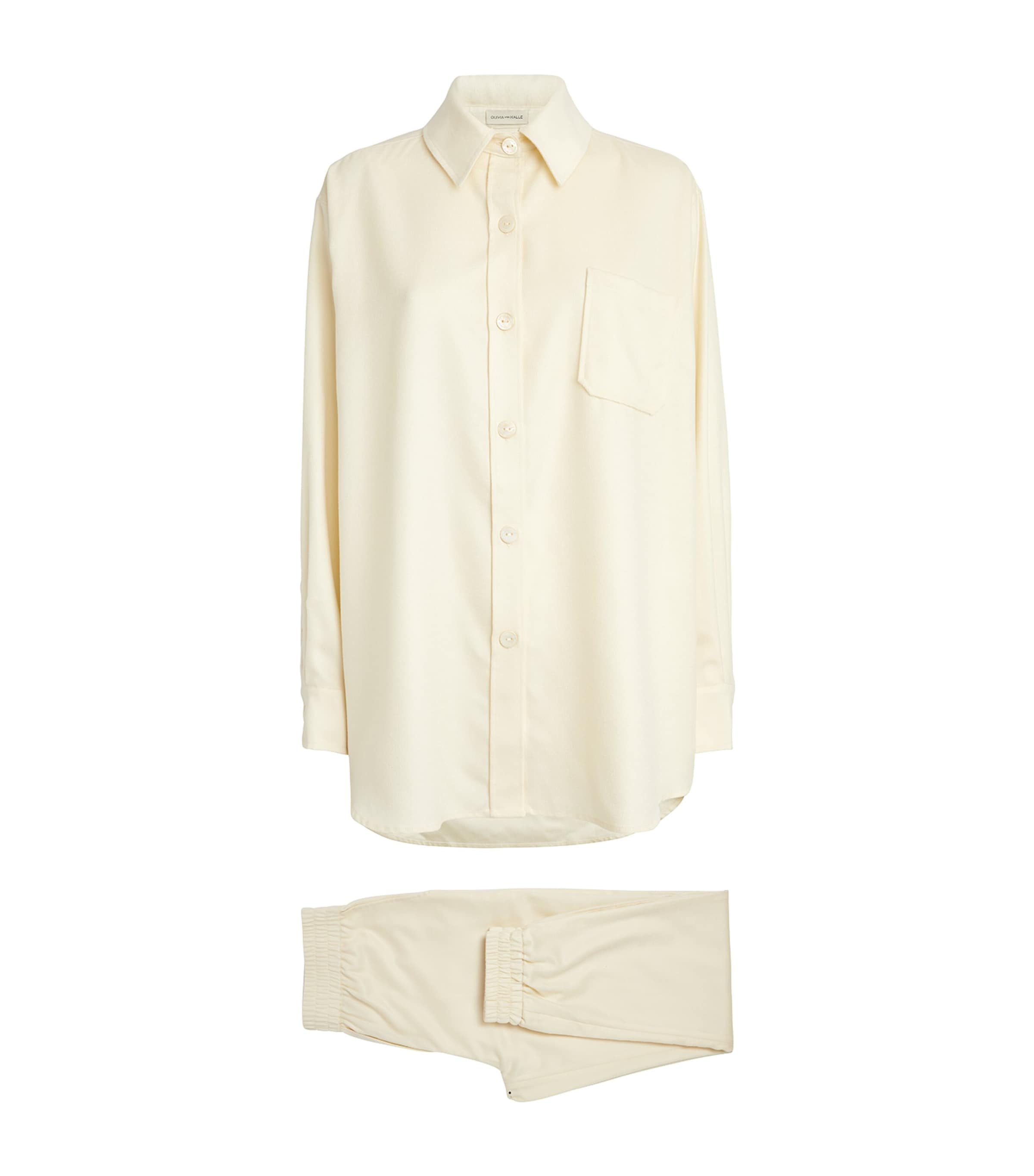 OLIVIA VON HALLE CASHMERE RADZIWILL LOUNGEWEAR SET
