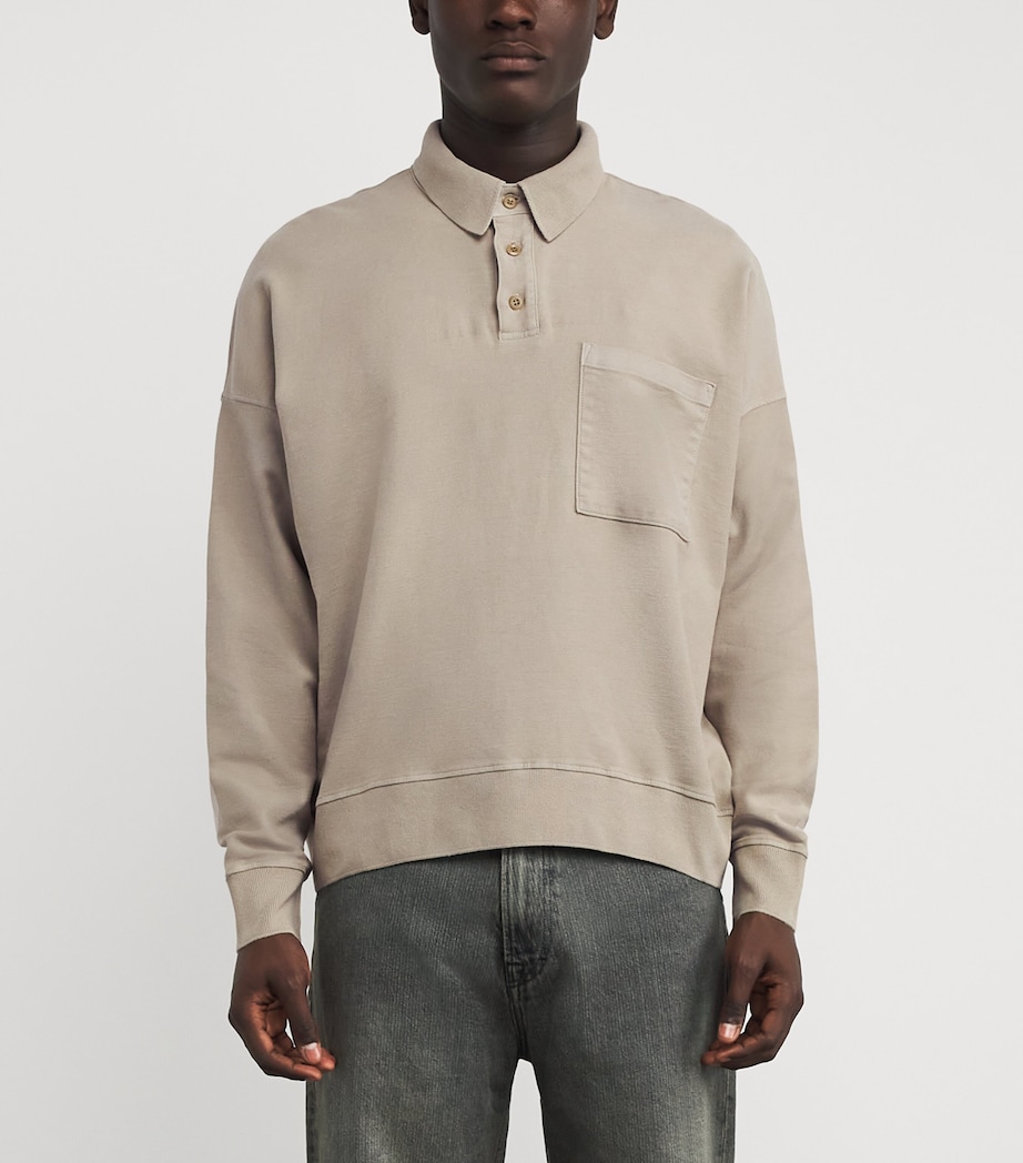Cotton-Blend Polo Shirt M9032-1526-VTNST Image 3