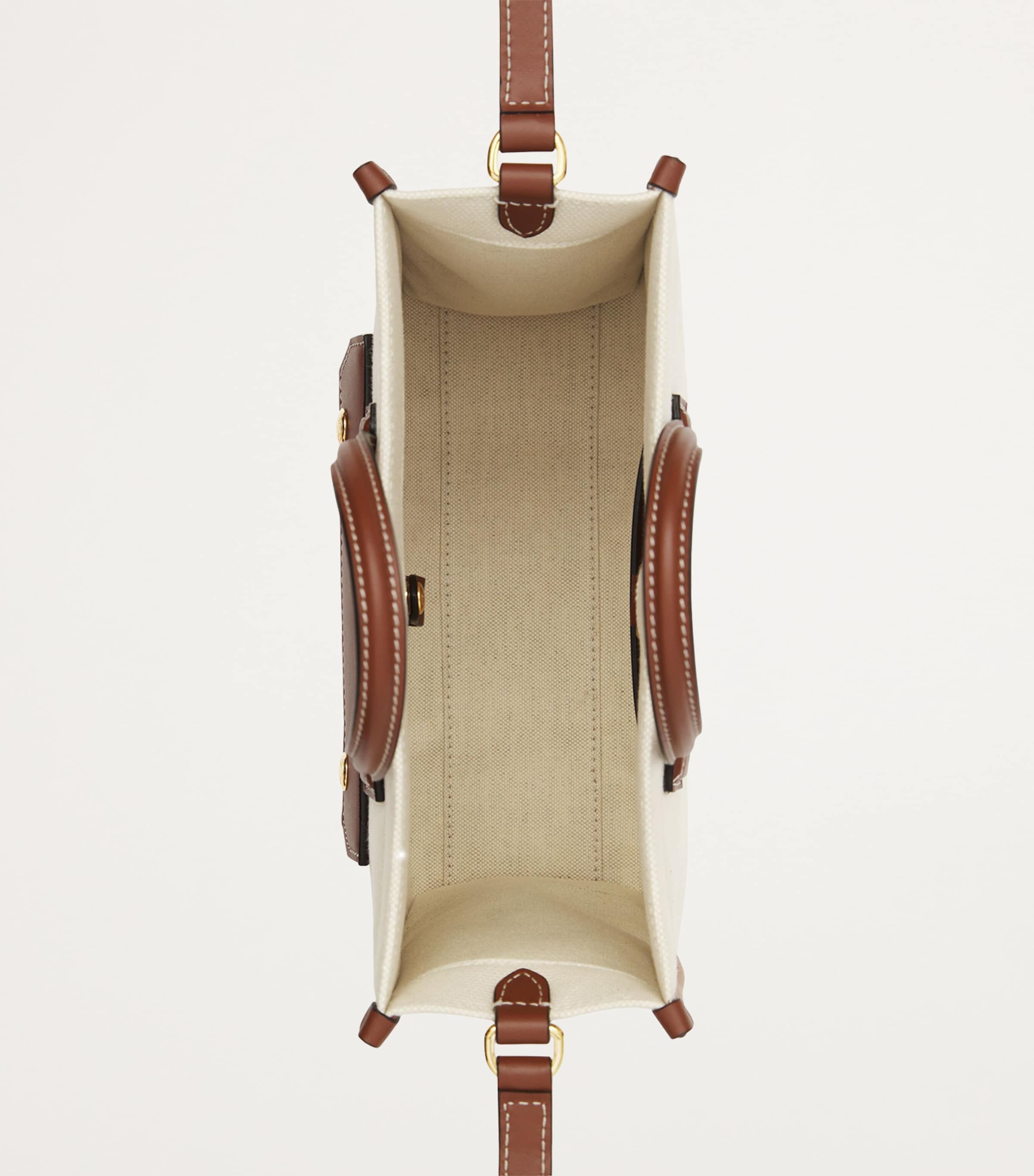 Mini Canvas Tote Bag NATURAL/TAN Image 5