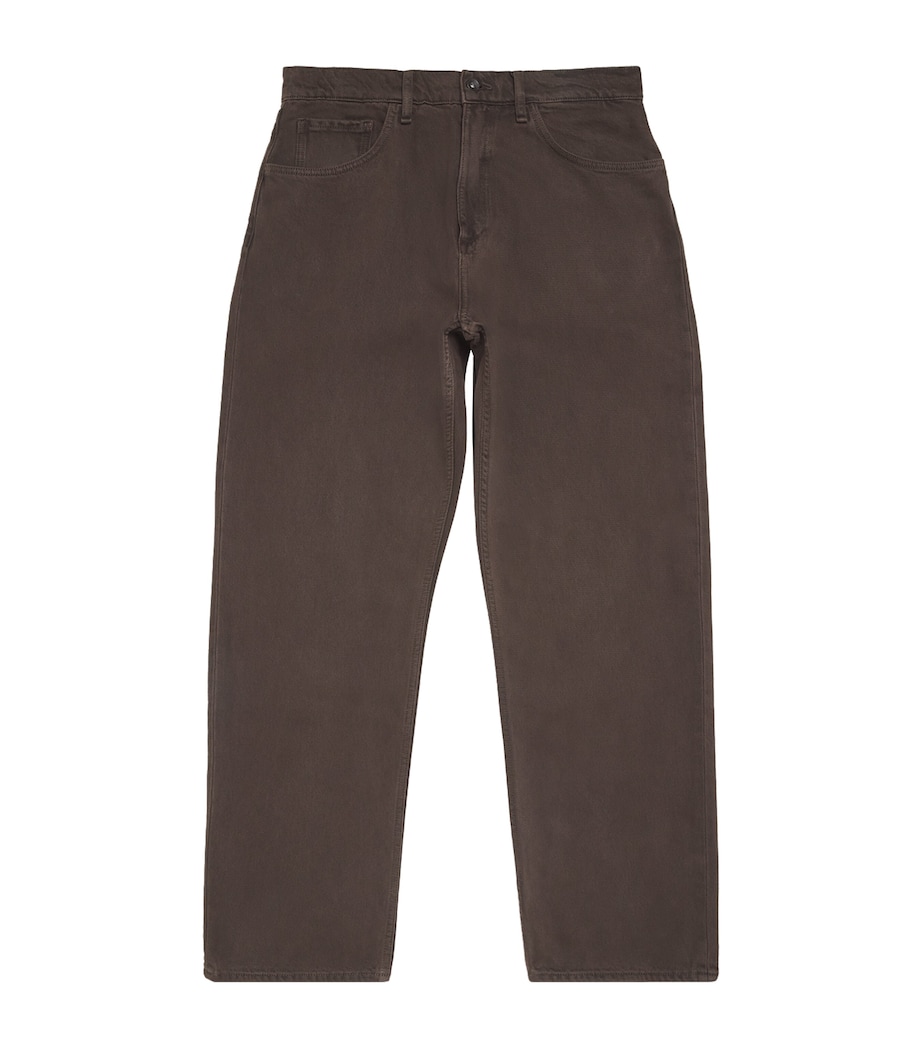 Rag & Bone Mens Stretch-Cotton Straight Chinos Dark Brown Image 1