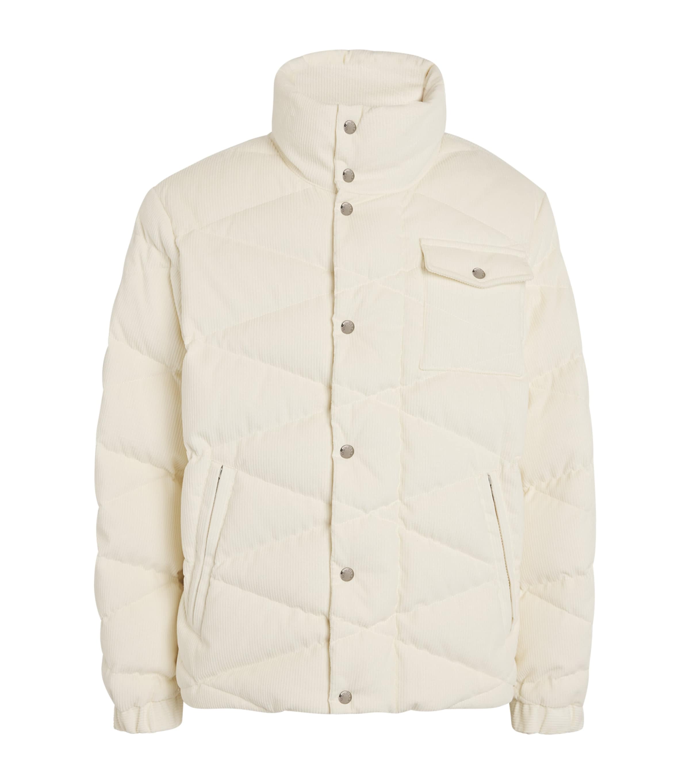 Moncler Corduroy Kaver Puffer Jacket | Harrods DE