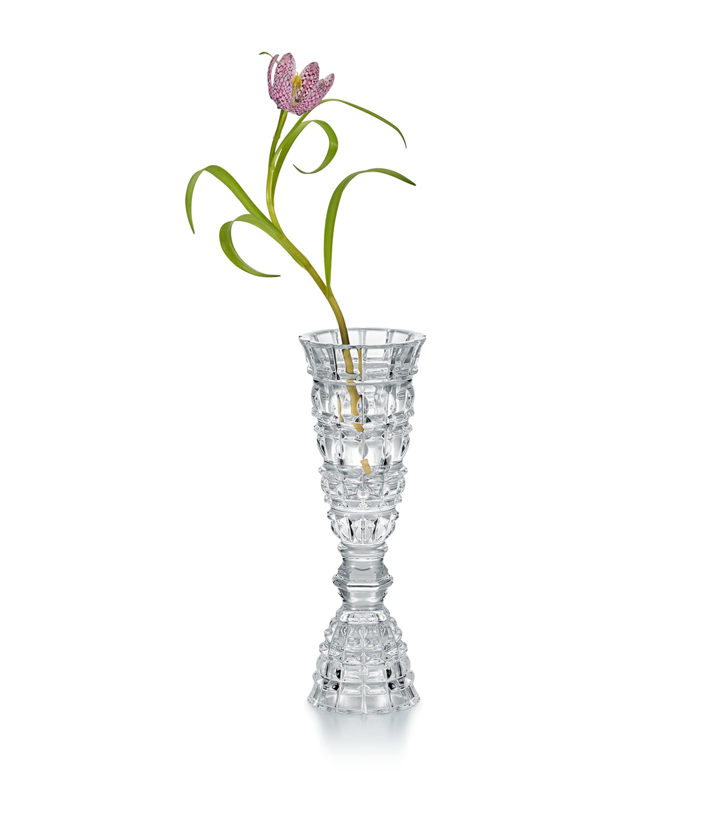 Crystal New Antique Mirage Dual Vase (21cm) CLEAR Image 5