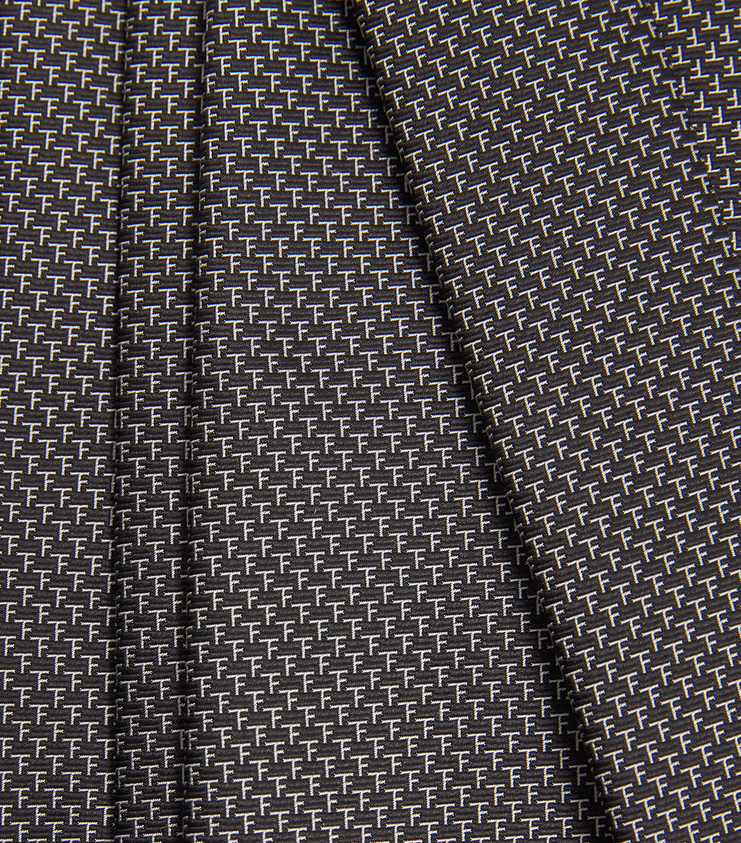 Silk Houndstooth Tie AW002 Image 4