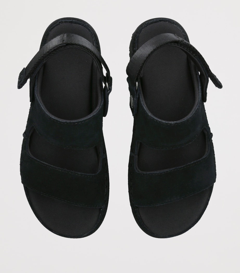 UGG Suede Goldenstar Glide Sandals Black Image 4