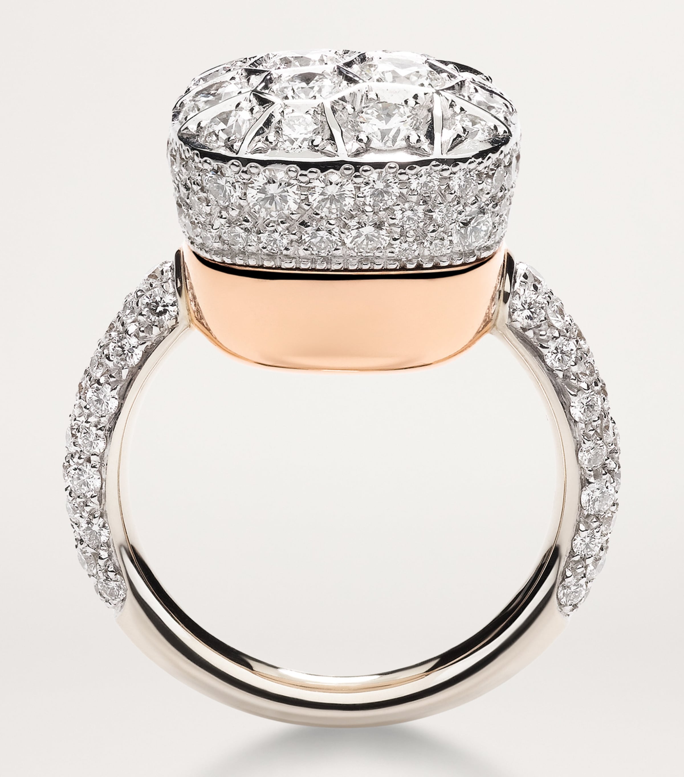 White Gold and Diamond Nudo Assoluto Soliatire Ring DB000 Image 3