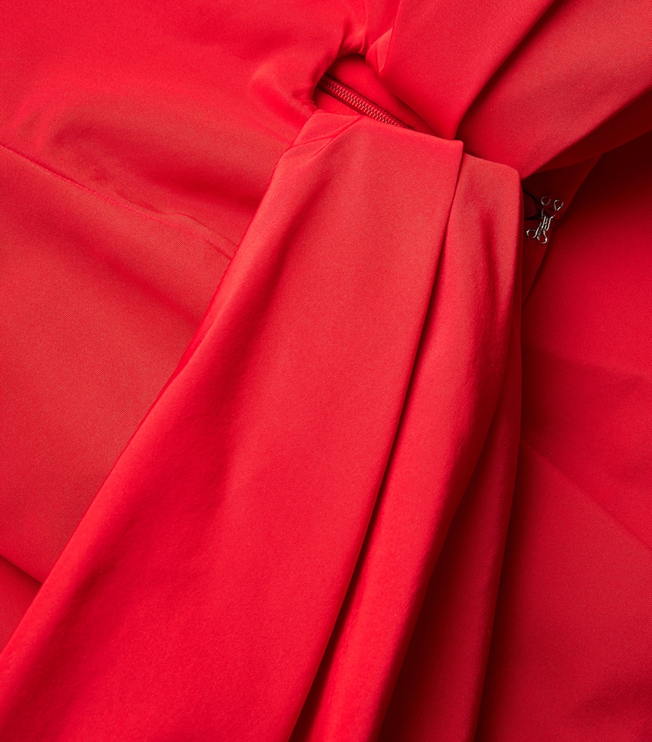 Off-Shoulder Column Dress SCARLET 605 Image 5