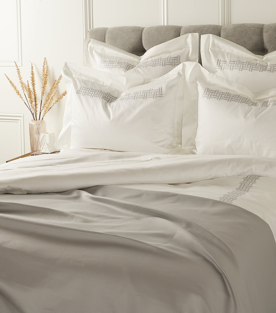 Basketweave Square Pillowcase (65cm x 65cm) BN57  MILKROCK Image 3