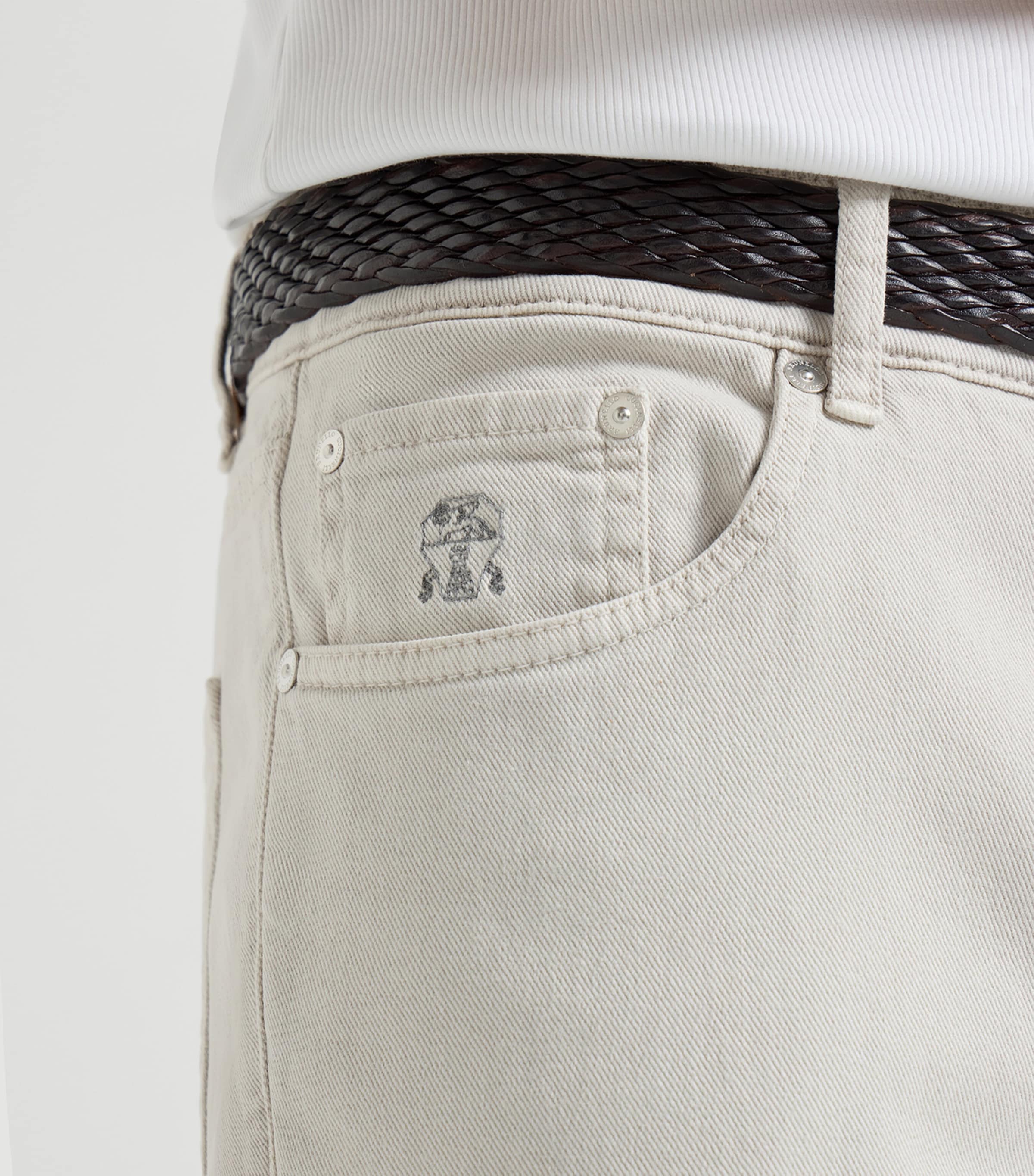 Brunello Cucinelli Mens Slim Jeans Image 6