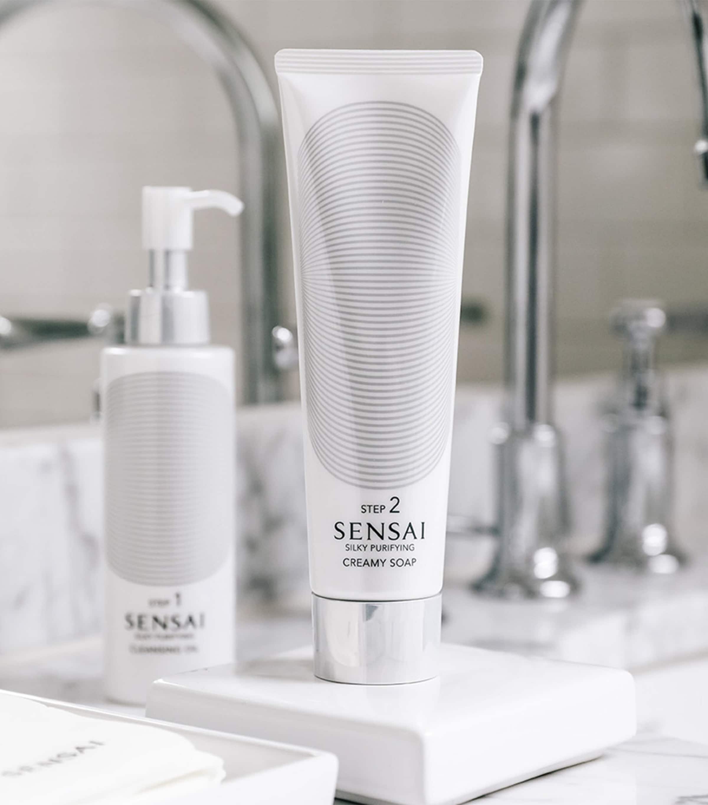 トライアルセット・サンプル SENSAI THE CREAMY SOAP 125mL Sensai Silky Purifying Creamy Soap (125ml) | Harrods UK