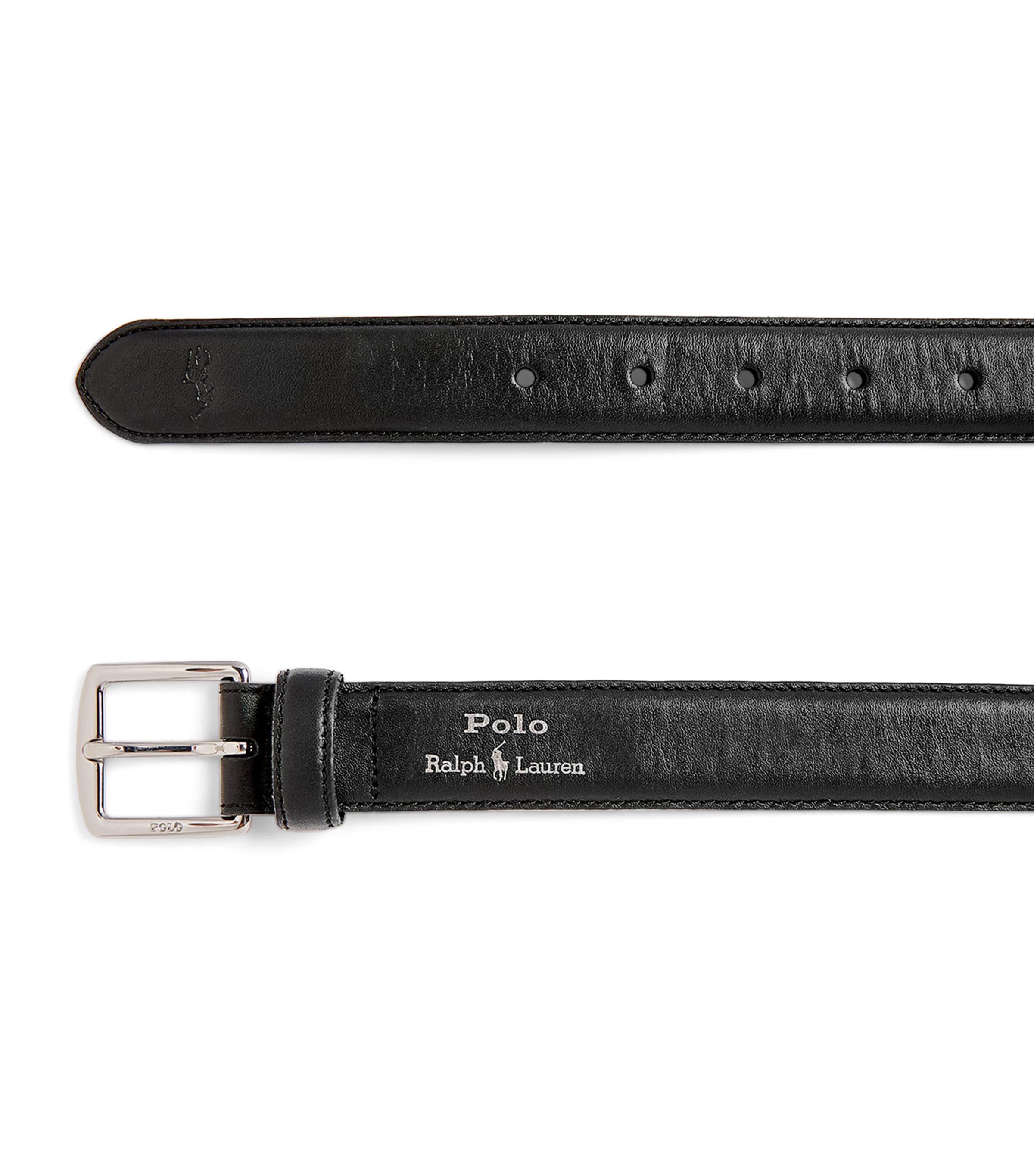 Leather Belt BLACK Image 3