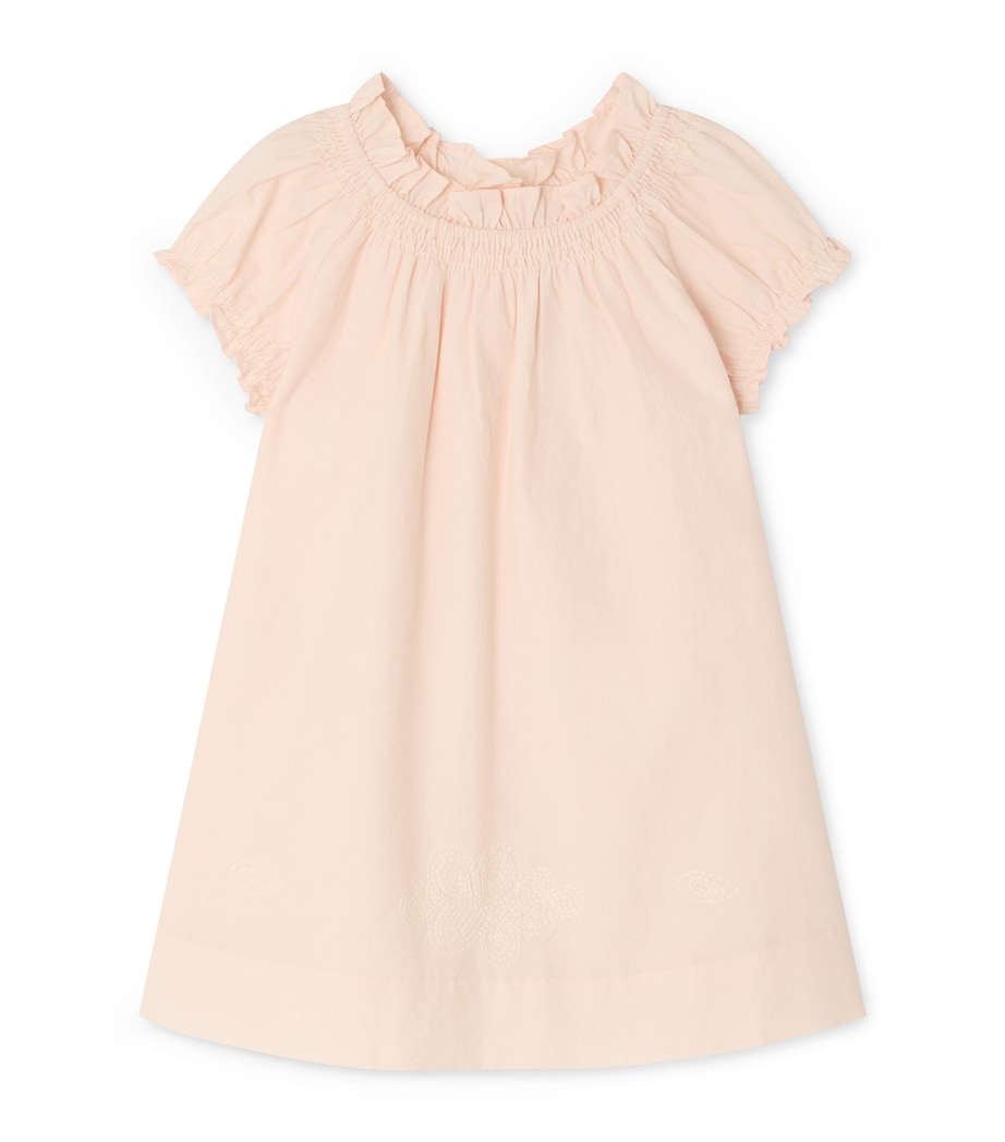 Bonpoint Cotton Sidwell Dress (6-18 Months) Upb Rose Petale Image 1