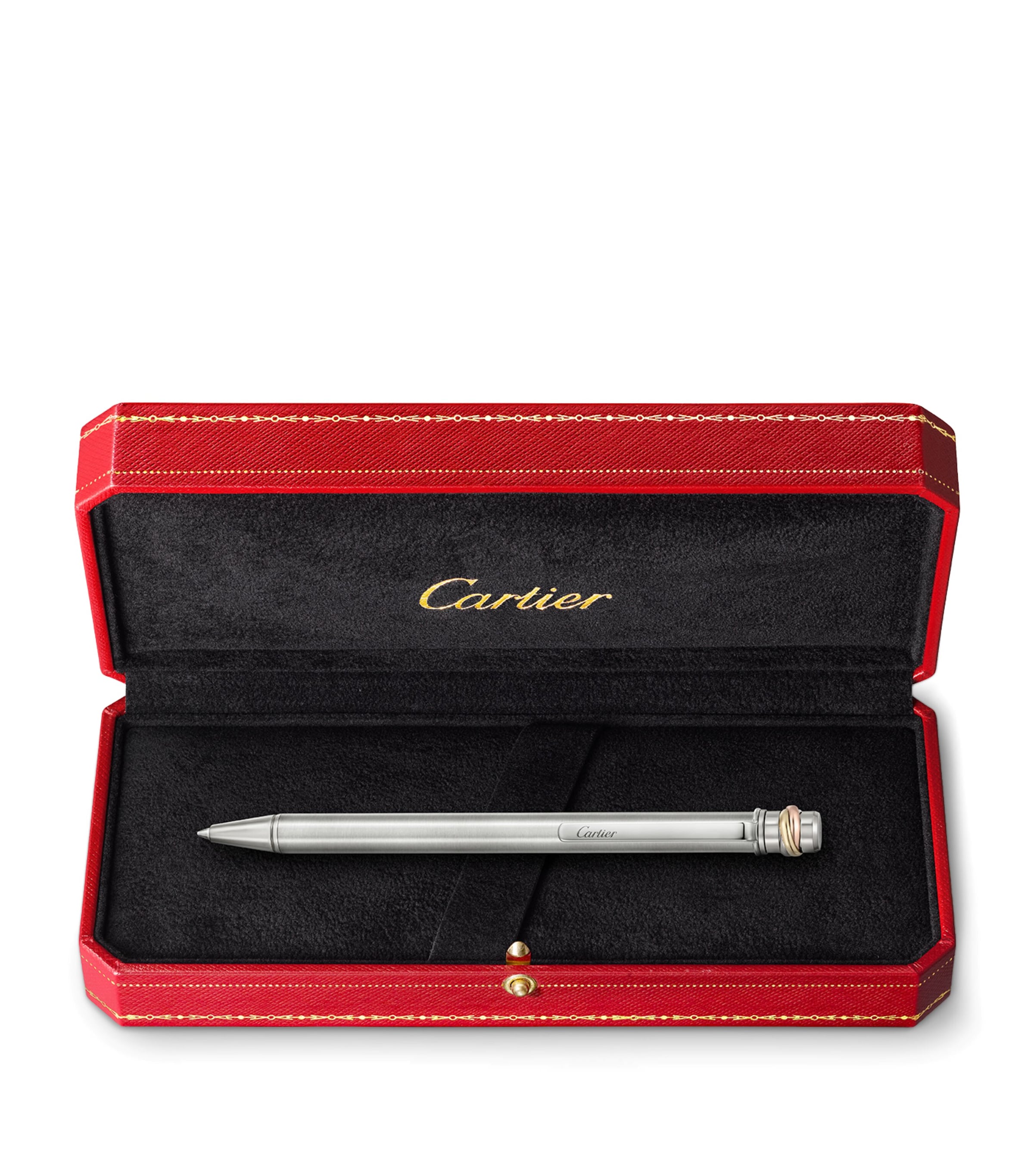 Cartier Palladium Trinity Ballpoint Pen Silver Image 5