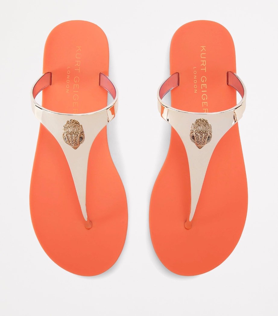Kurt Geiger London Maddison T-Bar Sandals Bronze Com Image 4