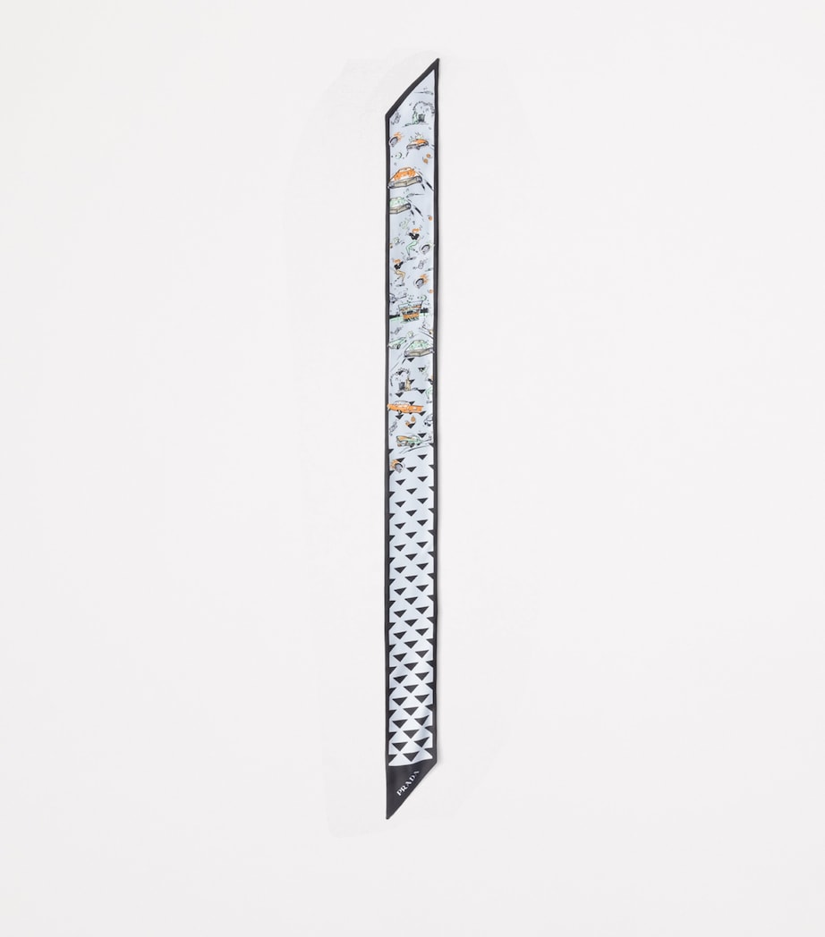 Silk Printed Twilly F0H5U Image 3