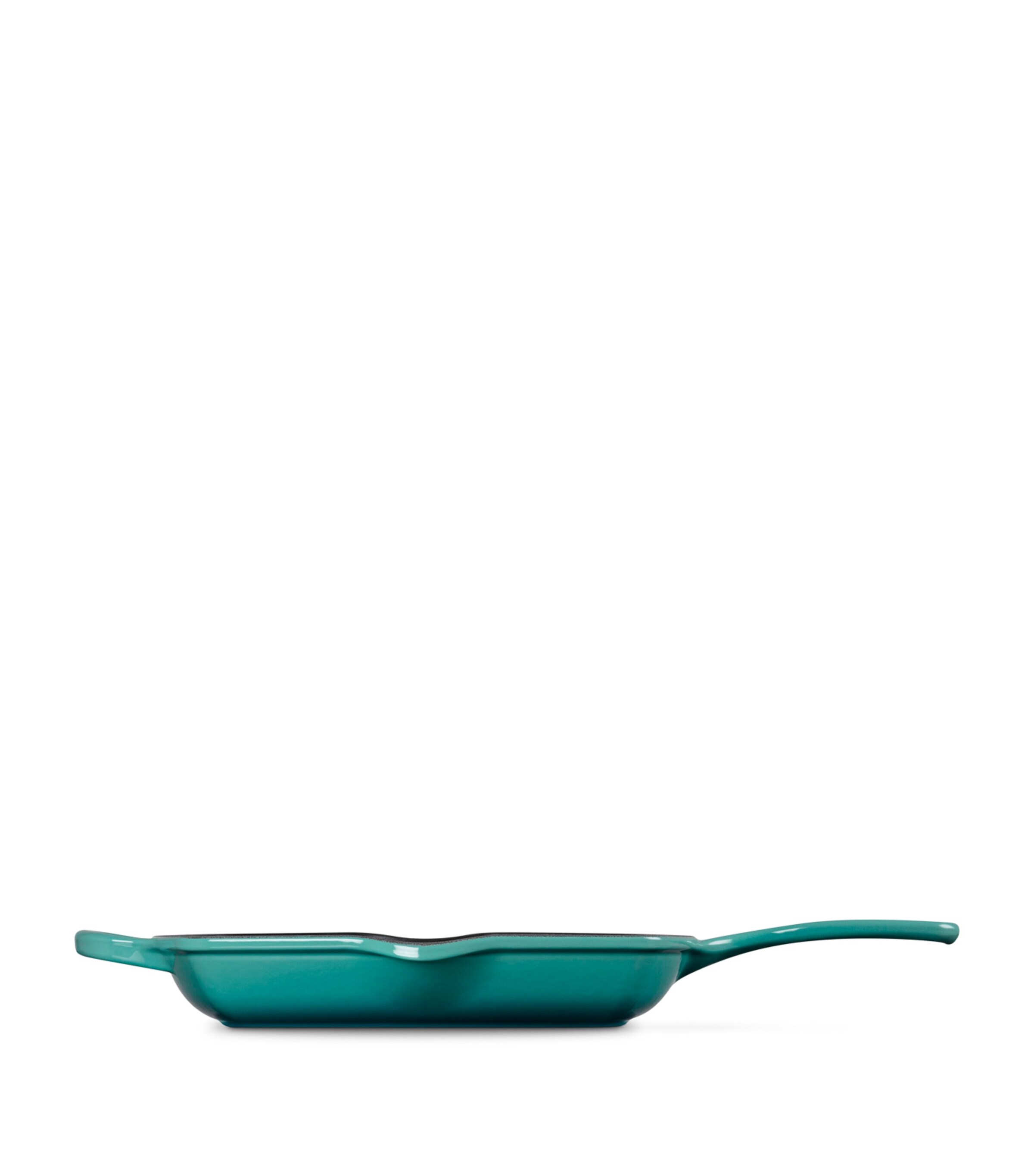 Le Creuset Cast Iron Grillit Pan (26cm) Bleu Riviera Image 5