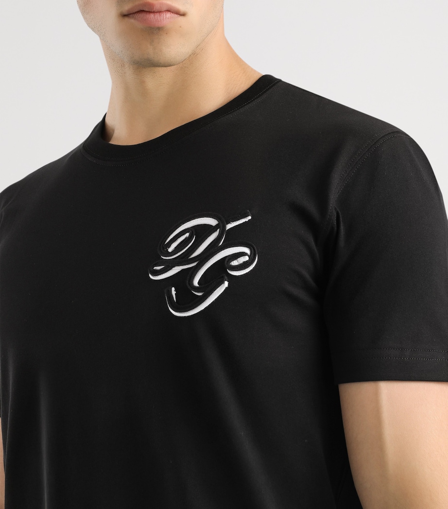 Cotton Logo T-Shirt N0000-BLACK Image 3