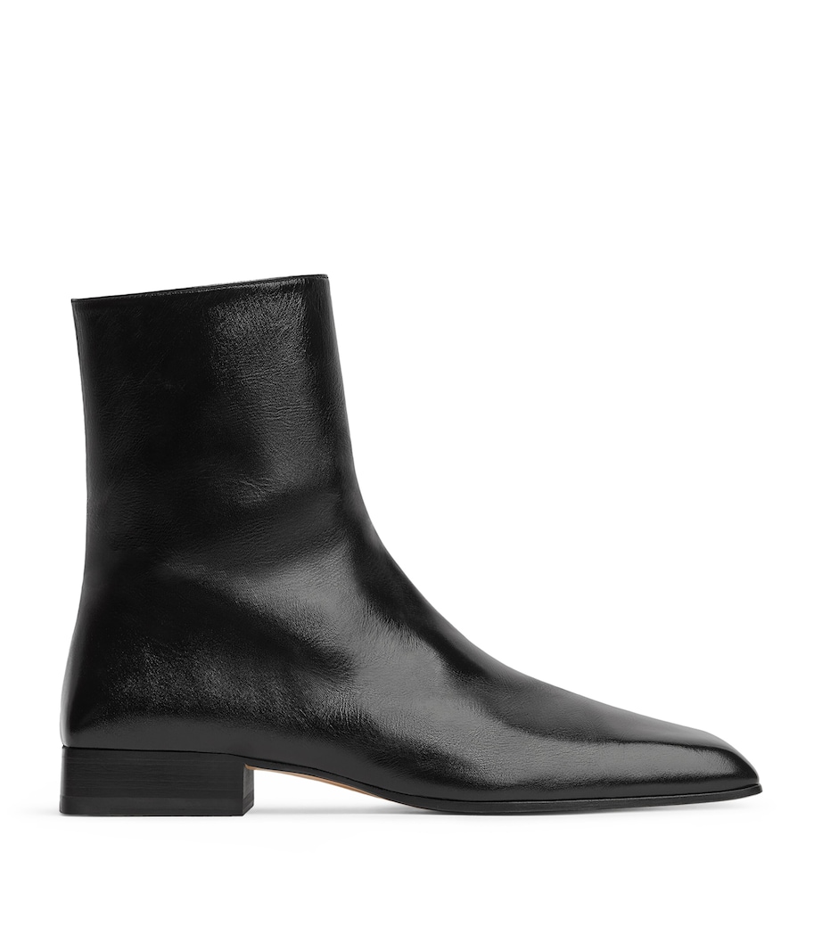 Bottega Veneta Leather Jim Ankle Boots Image 1