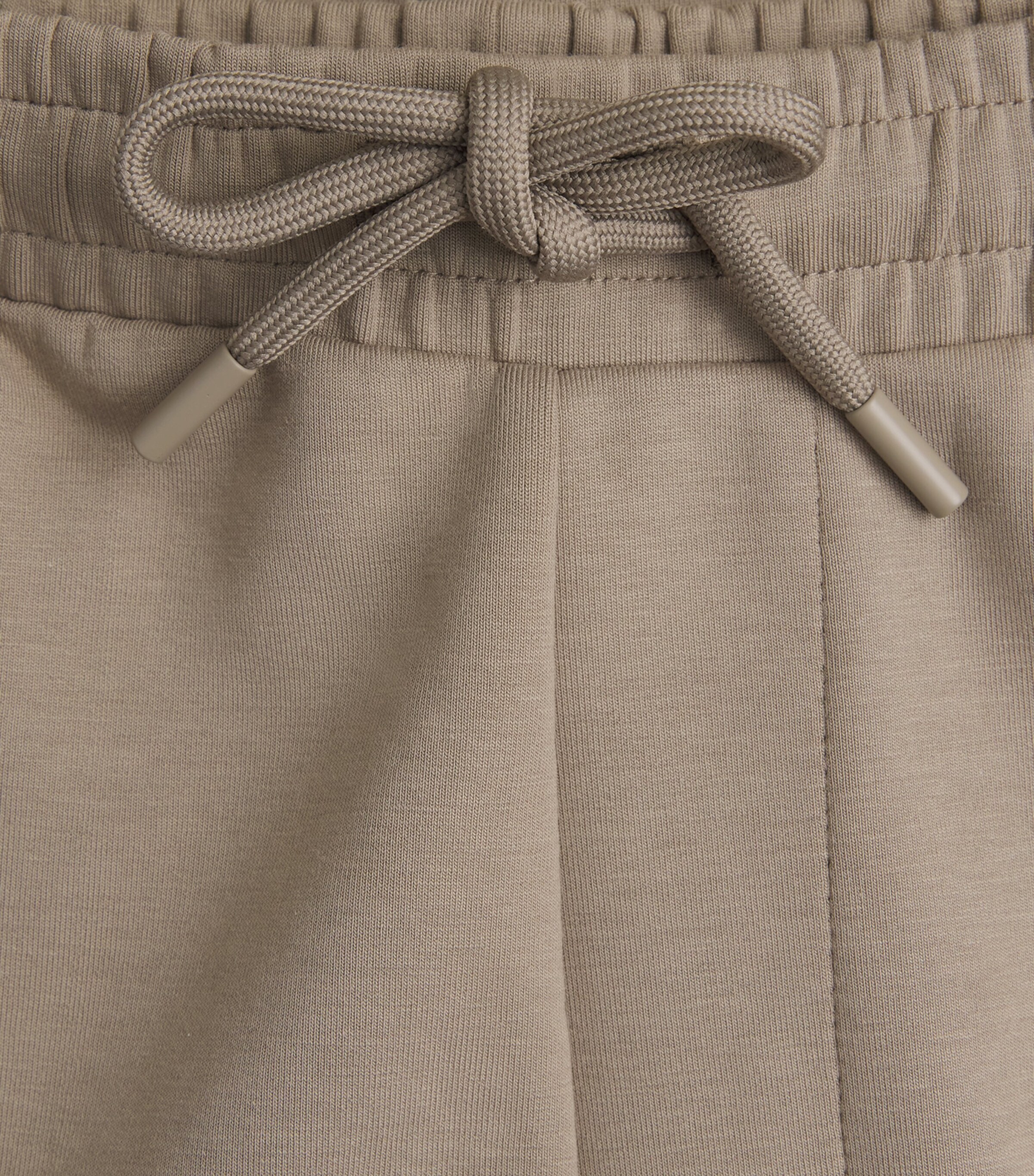 BOSS Mens Stretch-Cotton Logo Sweatpants Pastel Green Image 6