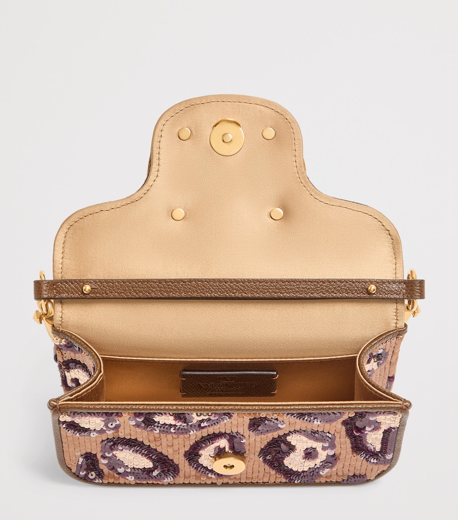 Valentino Garavani Small Embellished Locò Shoulder Bag Fjy Image 5