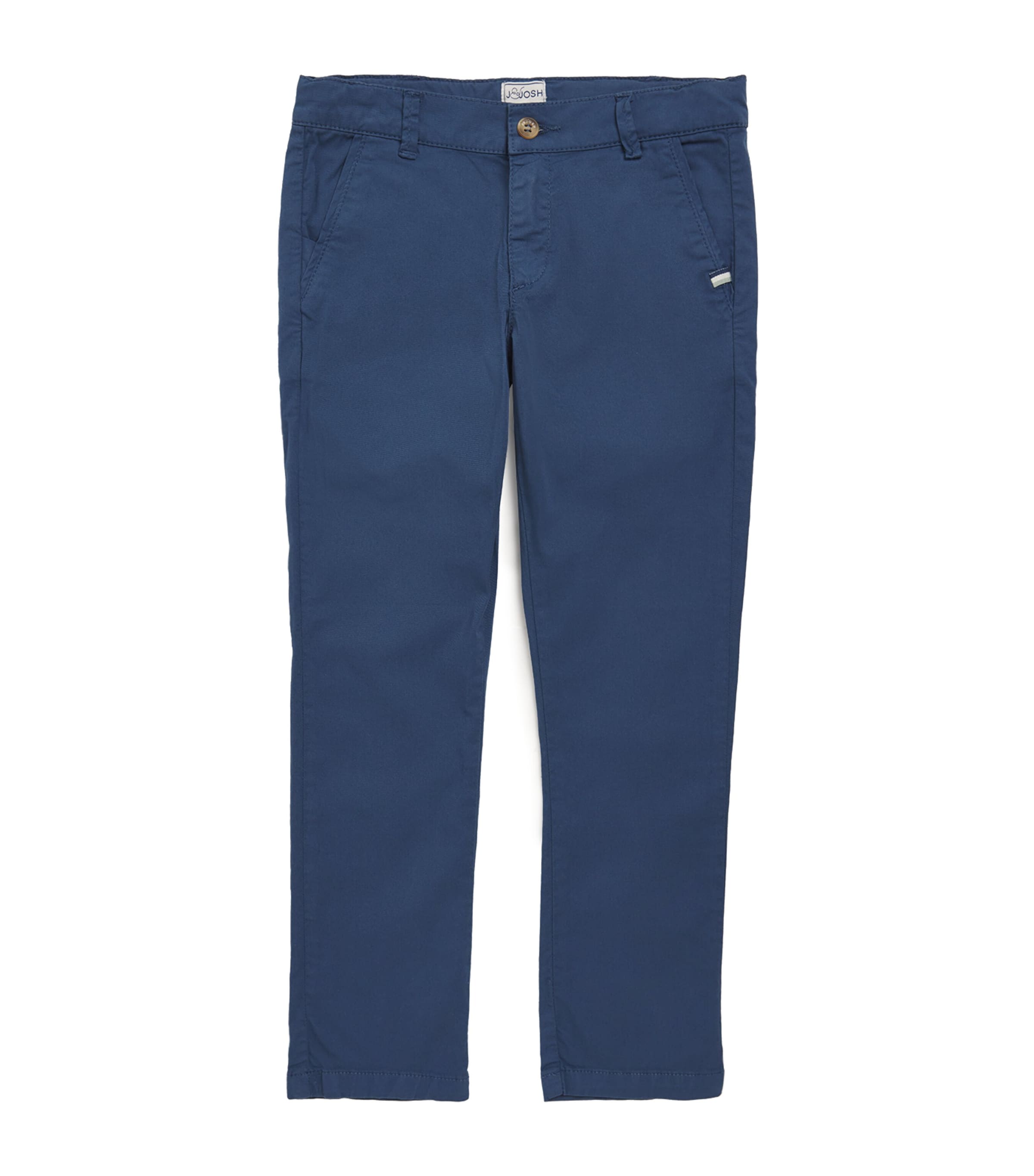 J & Josh Kids' Cotton-blend Chinos In Blue