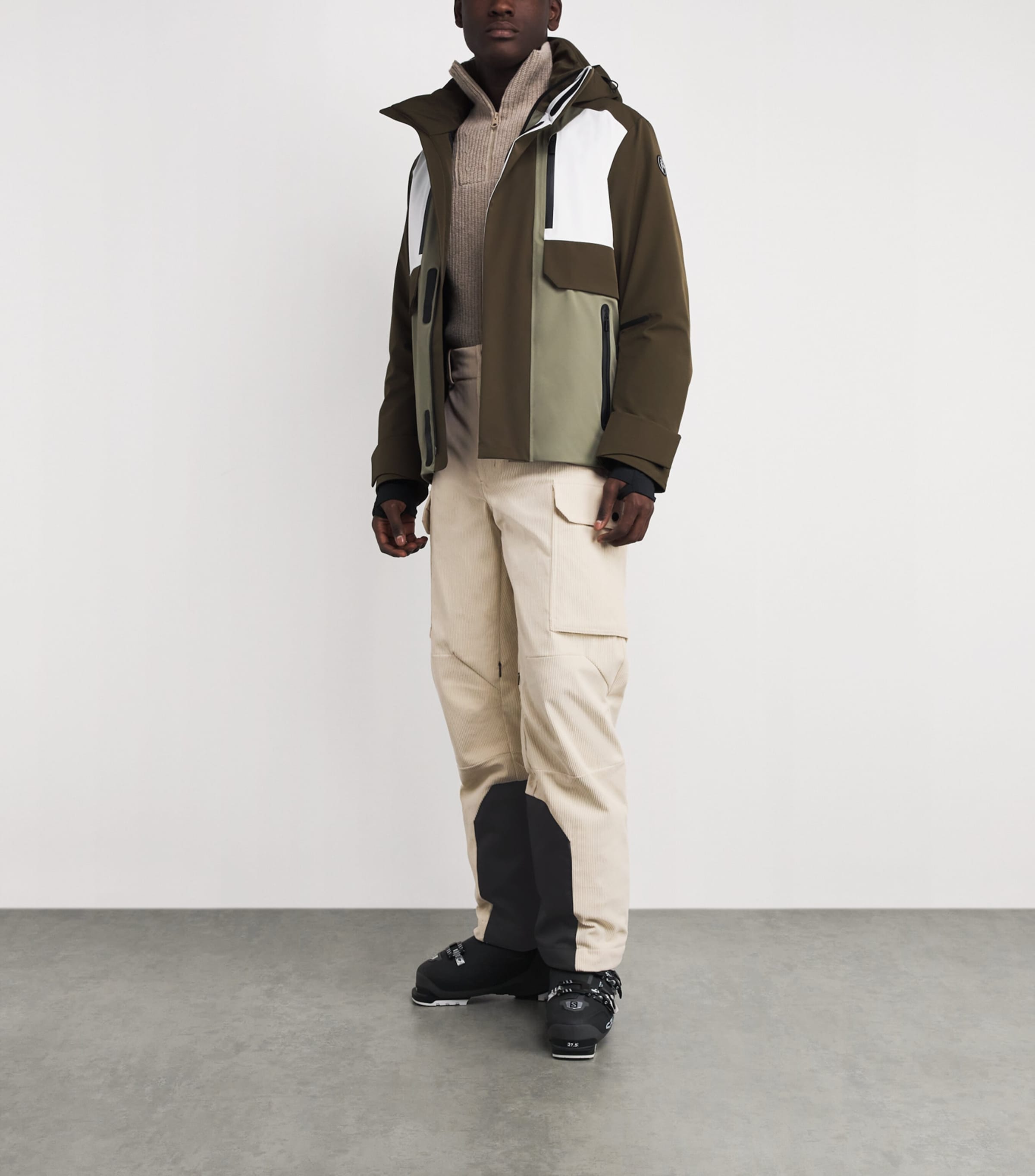 Water-Repellent Corduroy Arpixo Ski Trousers 10900 DESERT Image 2