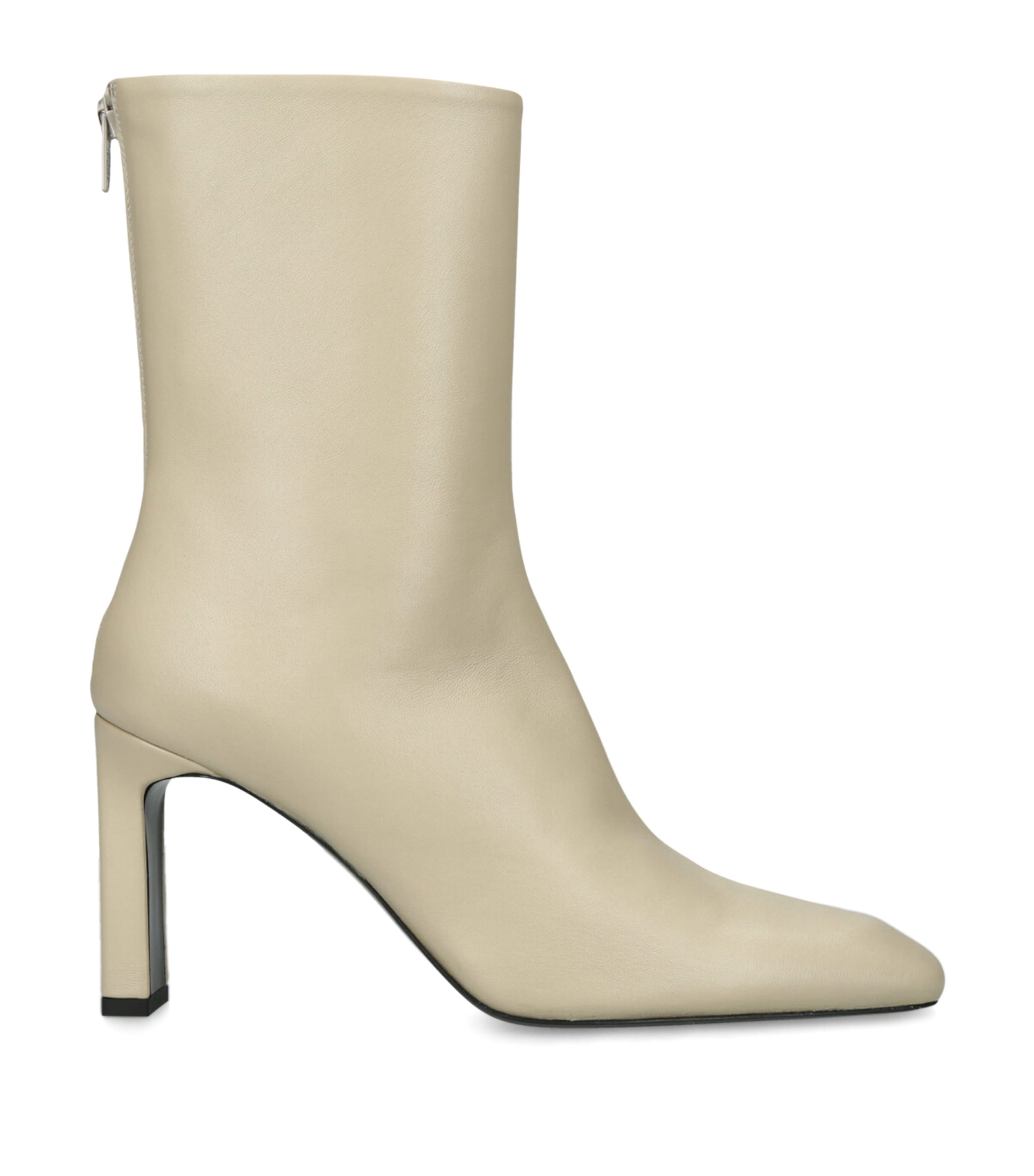 Toteme Ivory Nappa Ankle Boots 85 | Harrods SG