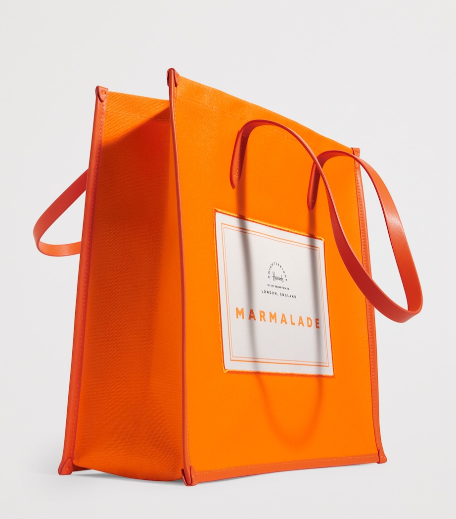 Cotton Marmalade Condiments Shopper Bag ORANGE Image 6