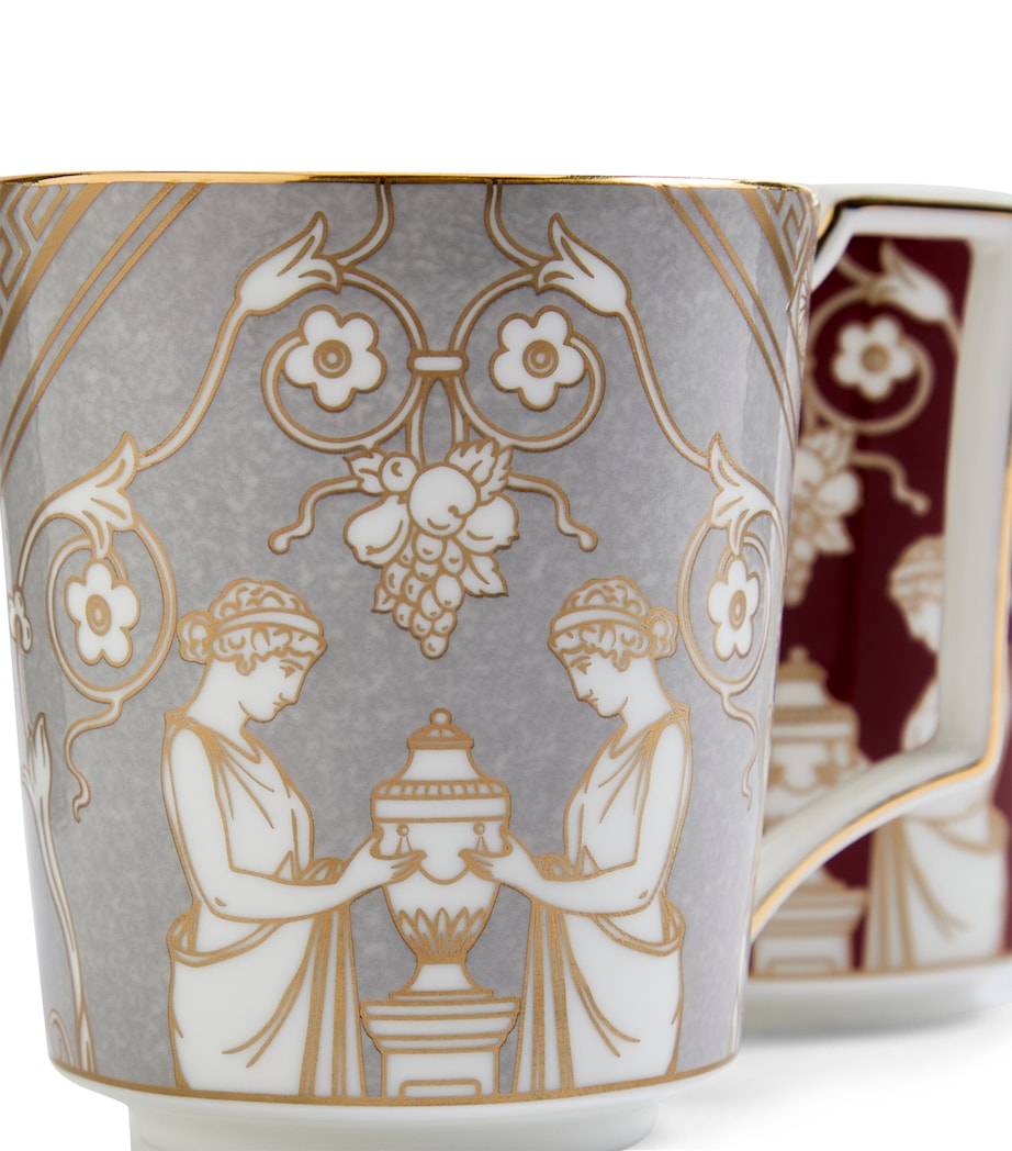 Set of 2 Valentine's Renaissance Mugs (300ml) MULTI Image 5