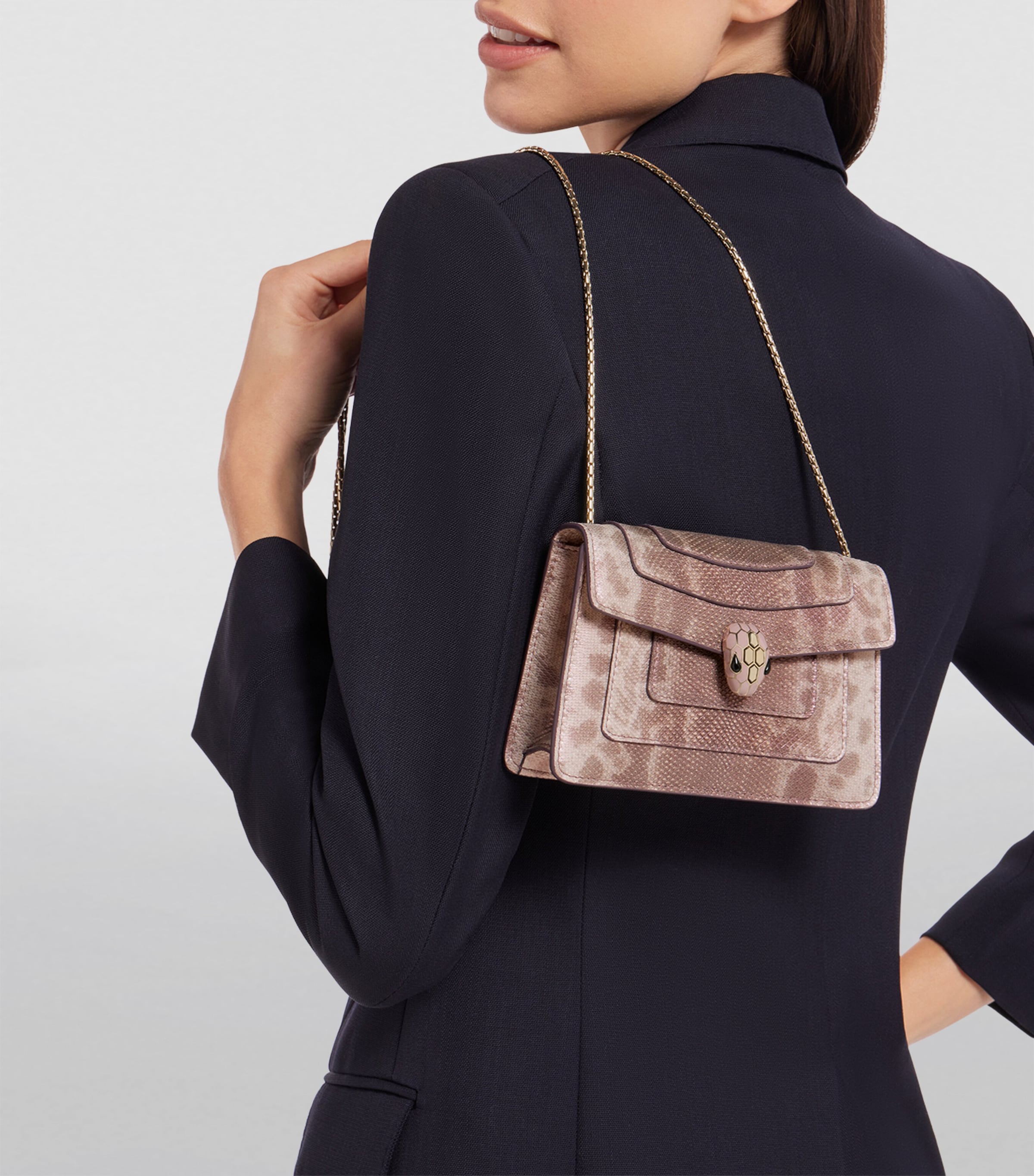 Mini Karung Serpenti Forever Cross-Body Bag BEIGE LIGHT Image 2