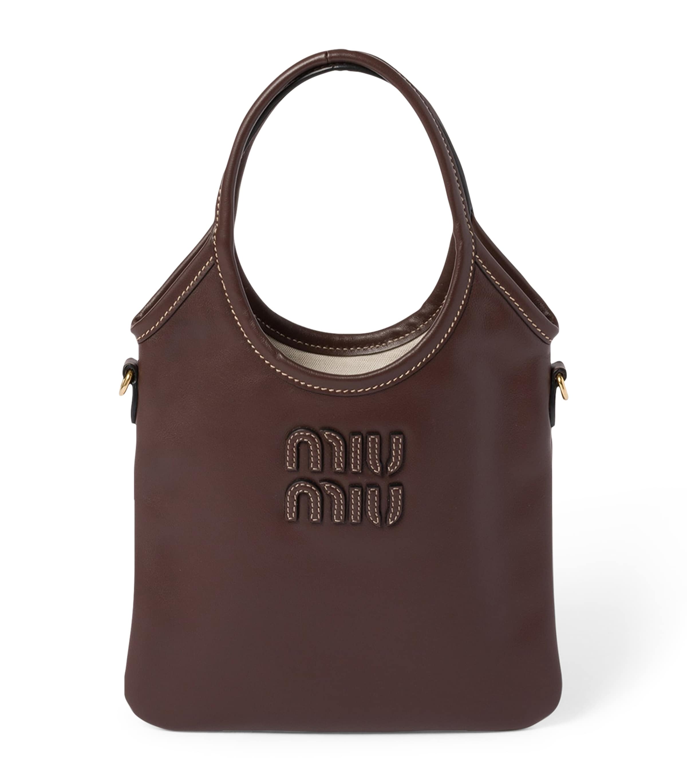Leather Ivy Top-Handle Bag F0NBL Image 1