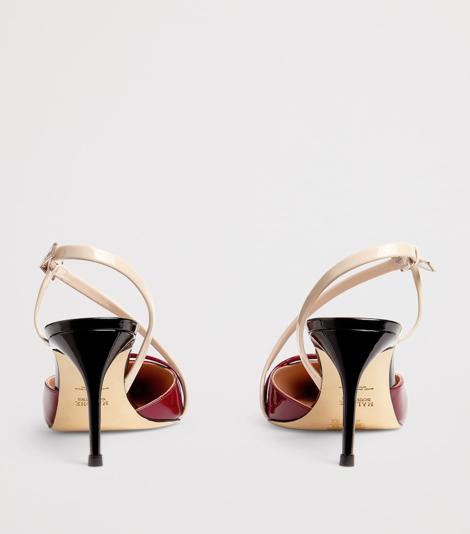 Patent Leather Valeria Slingback Pumps 70 ROSEWOOD Image 4