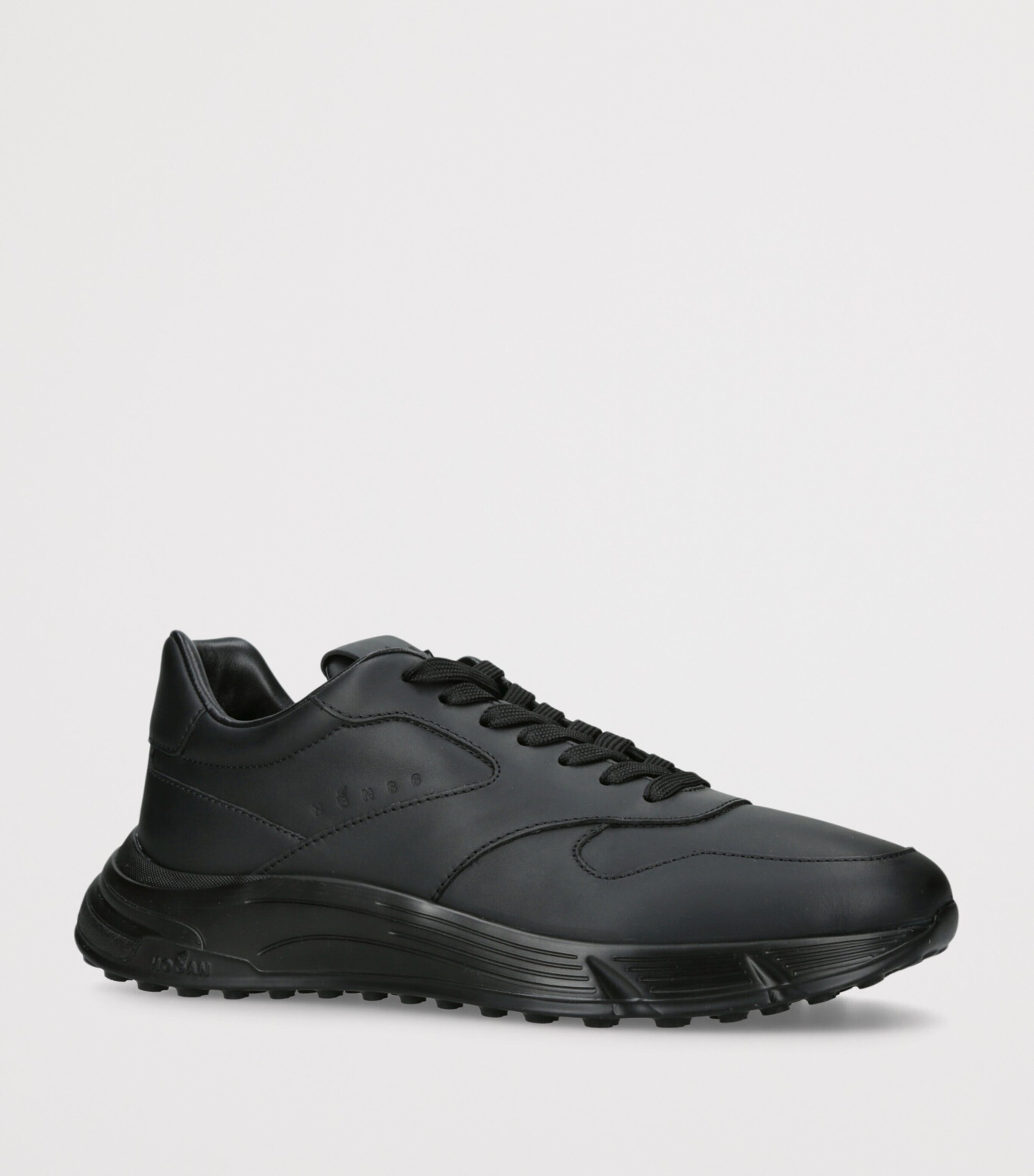 Leather Hyperlight Sneakers BLACK Image 3