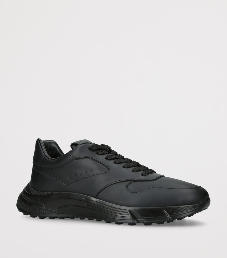 Leather Hyperlight Sneakers BLACK Image 3