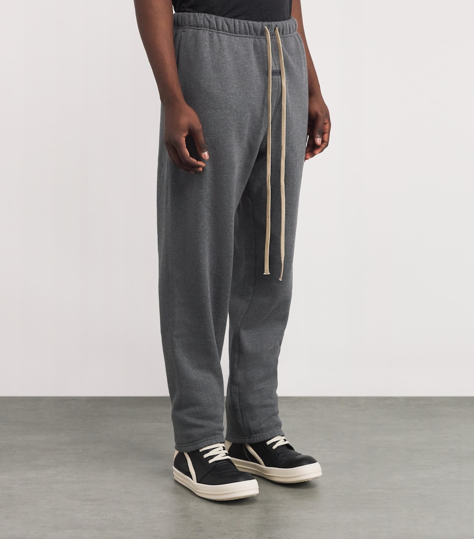 Cotton-Blend Sweatpants CHARCOAL HEATHER Image 3