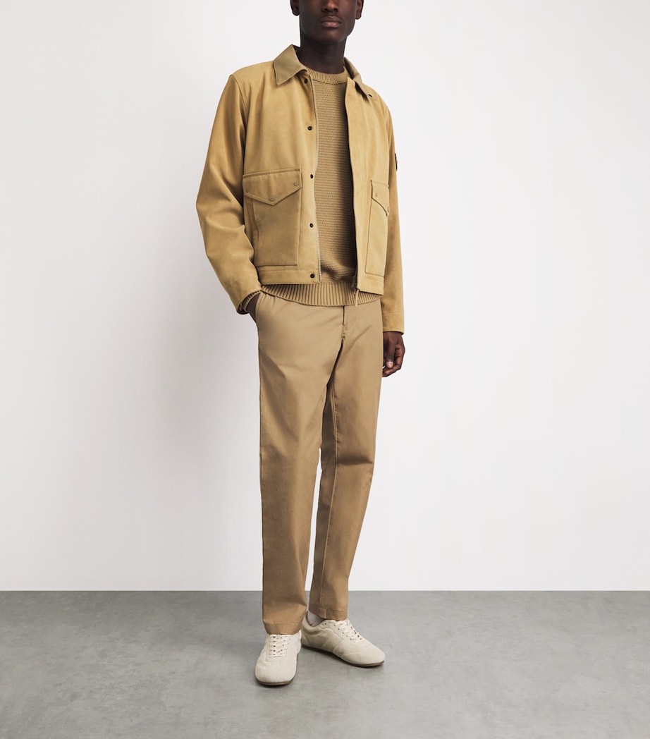 Stone Island Mens Cotton Ghost Straight Chinos Image 2